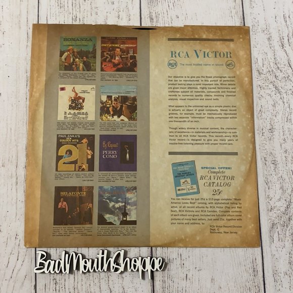 JIMMIE RODGERS Vintage Vinyl Record Folk Album - Picture 10 of 14